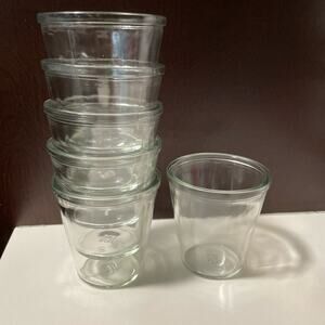 Bundle of 6 Dessert ‎ Glasses